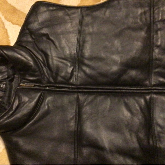 Men's Black -padded Lambskin Leather - Picture 5 of 6